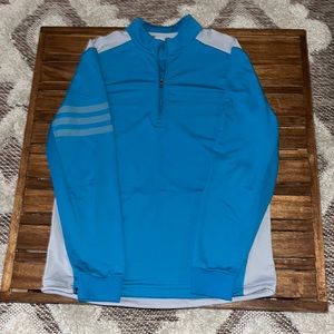 Mens Adidas Medium 1/2 Zip Long Sleeve Pullover